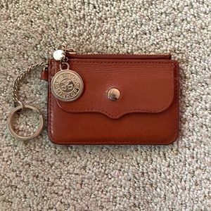 Rebecca Minkoff leather ID keychain wallet